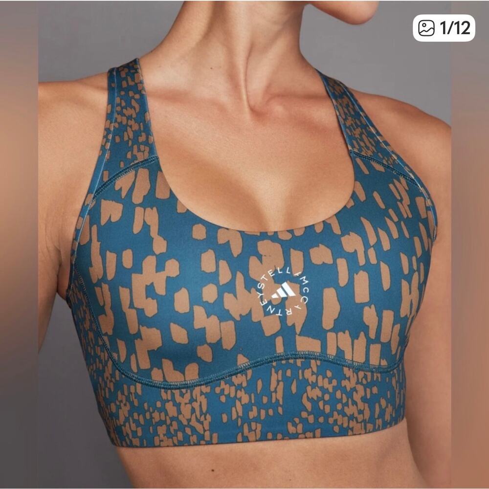 NWT Adidas x Stella McCartney TruePurpose Training Medium Support Bra Size Small